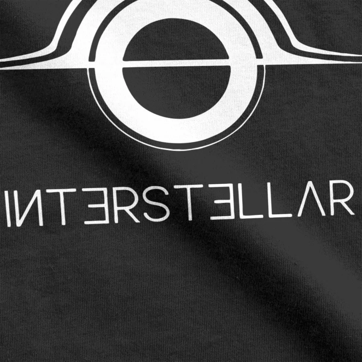 Funny Interstellar Gargantua Space Scifi T-Shirts Men Round Collar Cotton T Shirts Short Sleeve Tees Classic Tops