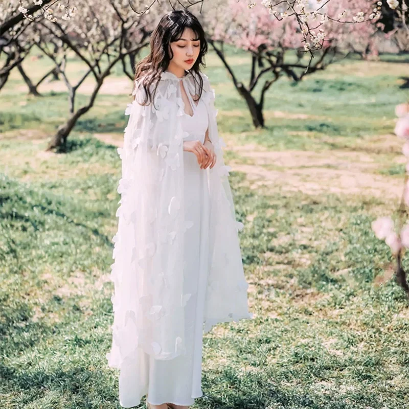 

2020 Sexy Lace Cape Dress See Through Lace Woman Long Dresses Free Size Hoodie Lace Dress Transperant Maxi Cloak Dress DD2498