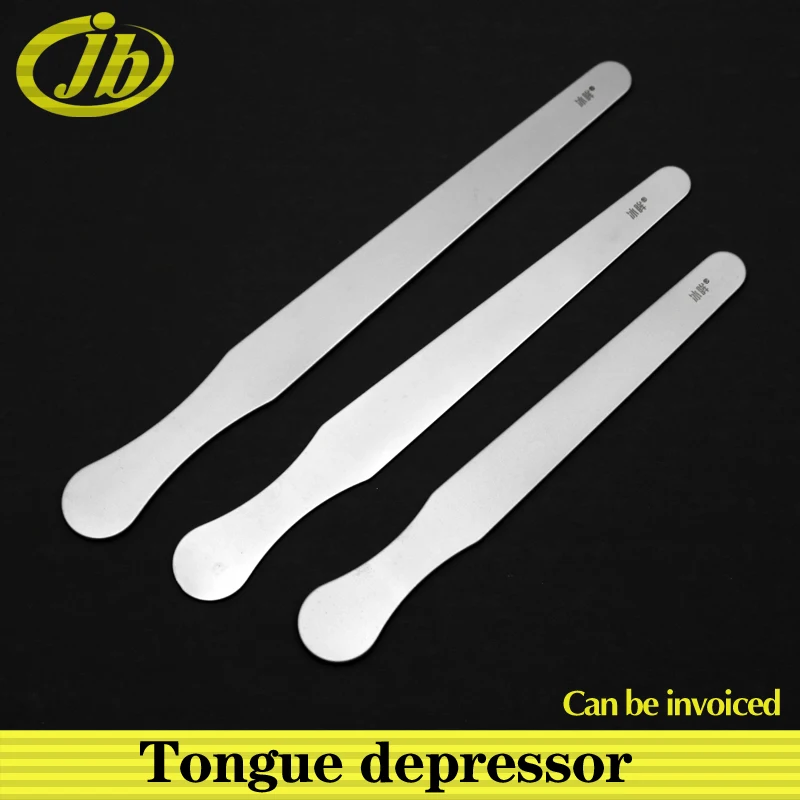 Lưỡi Depressor Inox Mờ Phẫu Thuật Hoạt Động Cụ 14/16/18Cm Y Tế Dụng Cụ