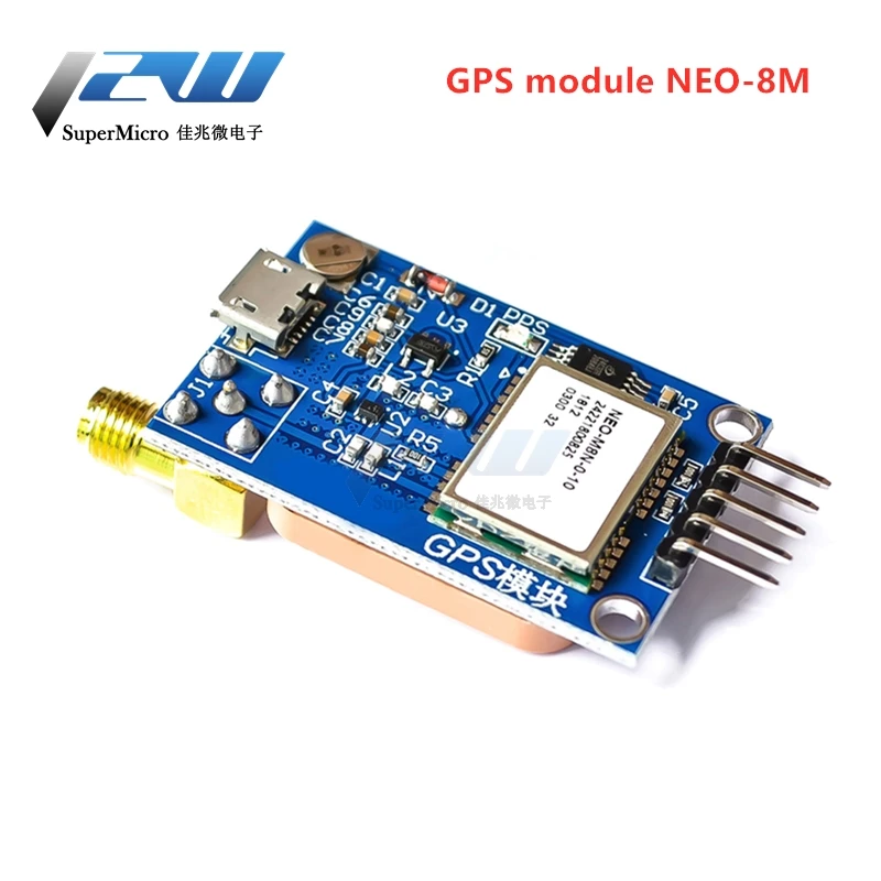 1 Pcs Micro USB NEO-6M NEO-7M NEO-8M GPS Module Satellite Positioning 51-chip for Arduino ,STM32 Routines Ceramic Antenna Module