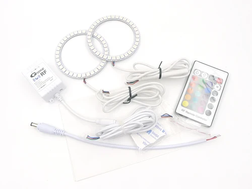 Imagen 2 del producto Para Yamaha R1 YZF-R1 2009 2010 2011 2012 2013 2014 RF aplicación remota BT multicolor Ultra brillante RGB LED Angel Eyes Kit anillos de Halo