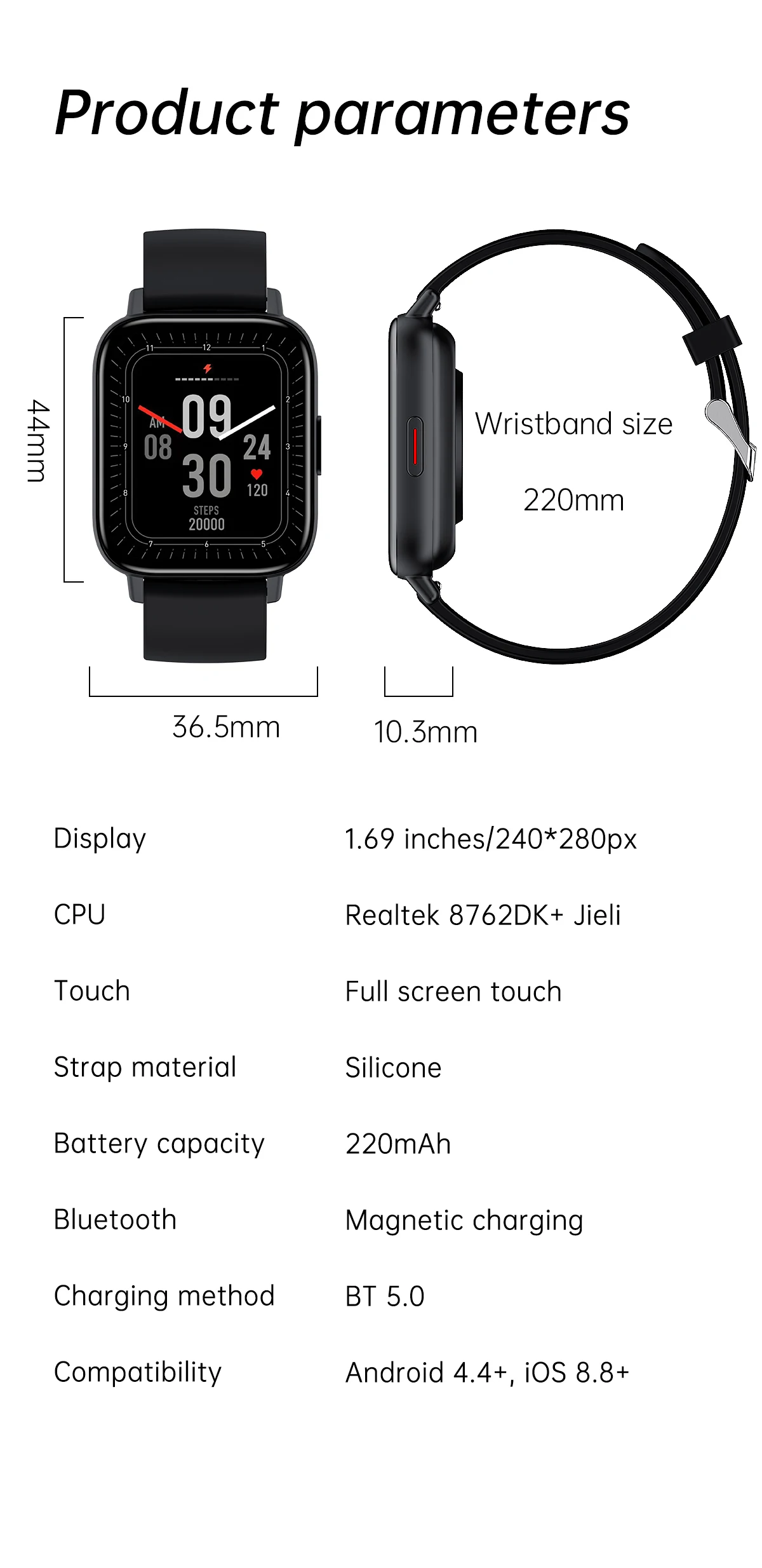 696 I20M inteligentny zegarek kobiety Smartwatch mężczyźni BlueTooth zadzwoń 2021 nowy Monitor ciśnienia krwi tlenu DIY tarcze tętno Tracker Fit