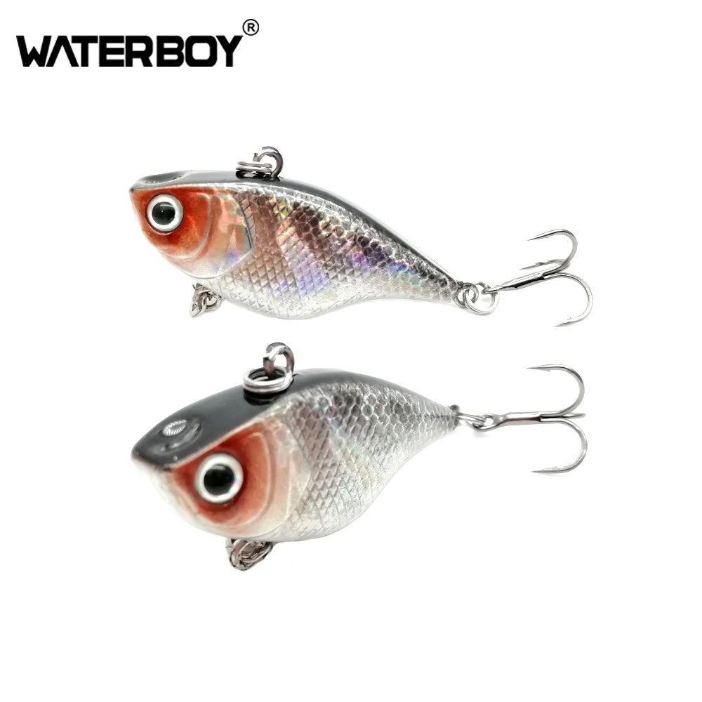 WATERBOY 1PCS 4cm 4,6g Mini VIB Angeln Locken Rattlin Vib Harten Köder Wobbler Crankbait Isca Künstliche Barsch – Detail 8