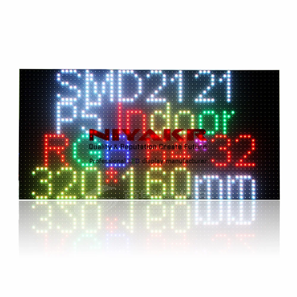 P5 Indoor RGB Full Color 64×32 Dots LED Display Module 320×160mm