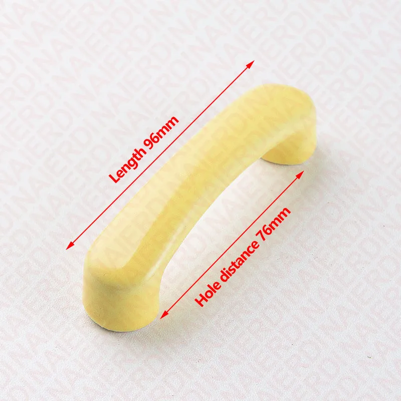 NAIERDI Nordic Macaron Bunte Cartoon Kinder Zimmer Schrank Zieht Keramik Schrank Küche Schublade Knöpfe Tür Griff für Kinder
