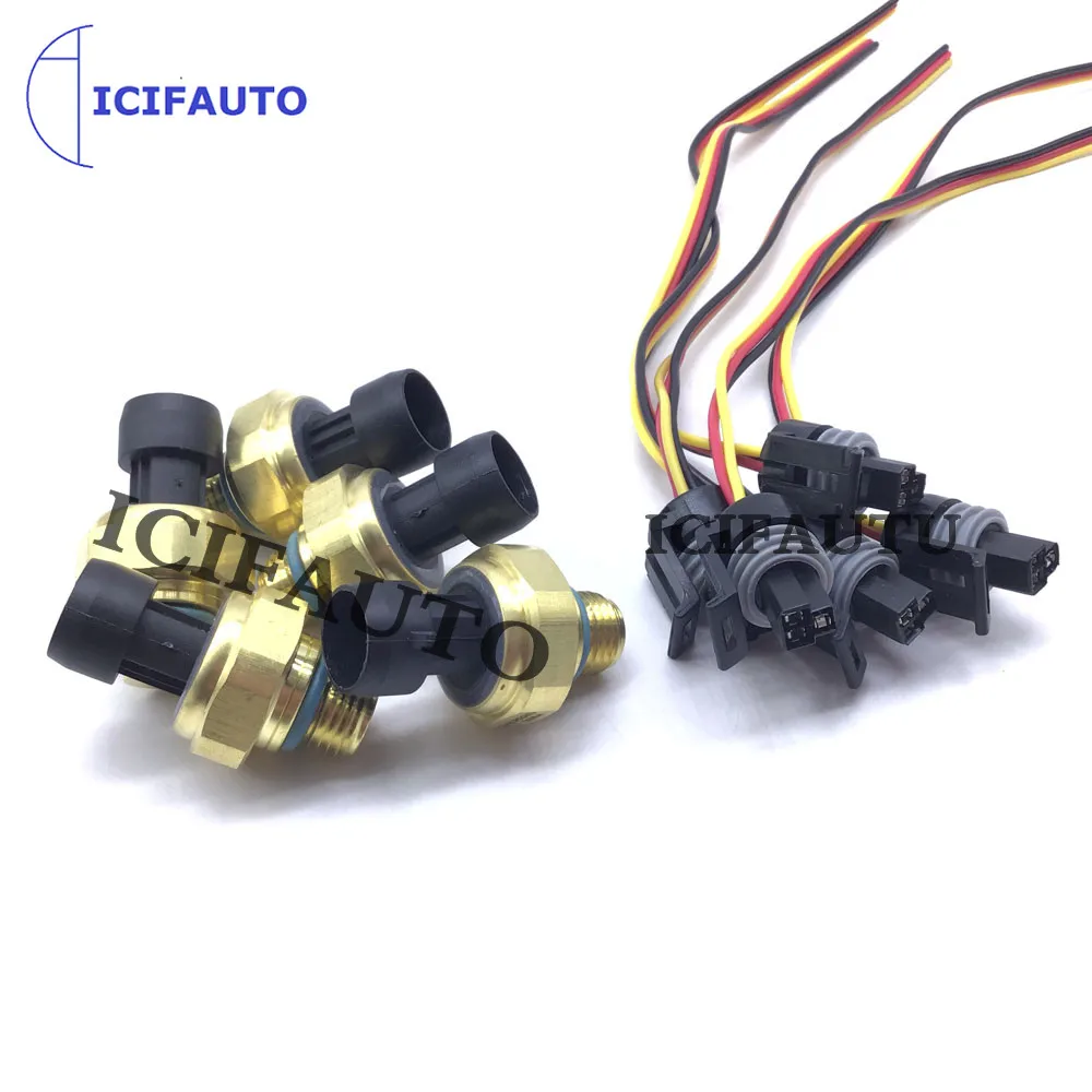 Manifold Turbo Boost Oil Pressure Switch Sensor With Connector Plug For Cummins ISM L10 M11 N14 4921501 3408385 3084521