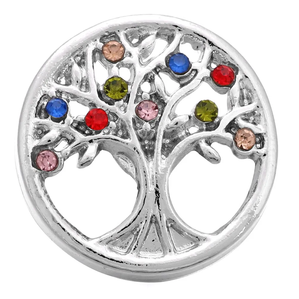 6pcs/lot Colorful 18mm Snaps Jewelry High Quality Rhinestone Flower Metal Snap Buttons DIY Charms Button Jewerly