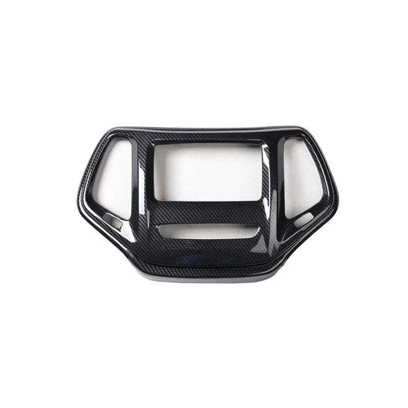 

Car Interior Small Screen Navigation Frame Panel Cover Trim Car Styling Accessories Fit For Jeep Cherokee 2016 2017
