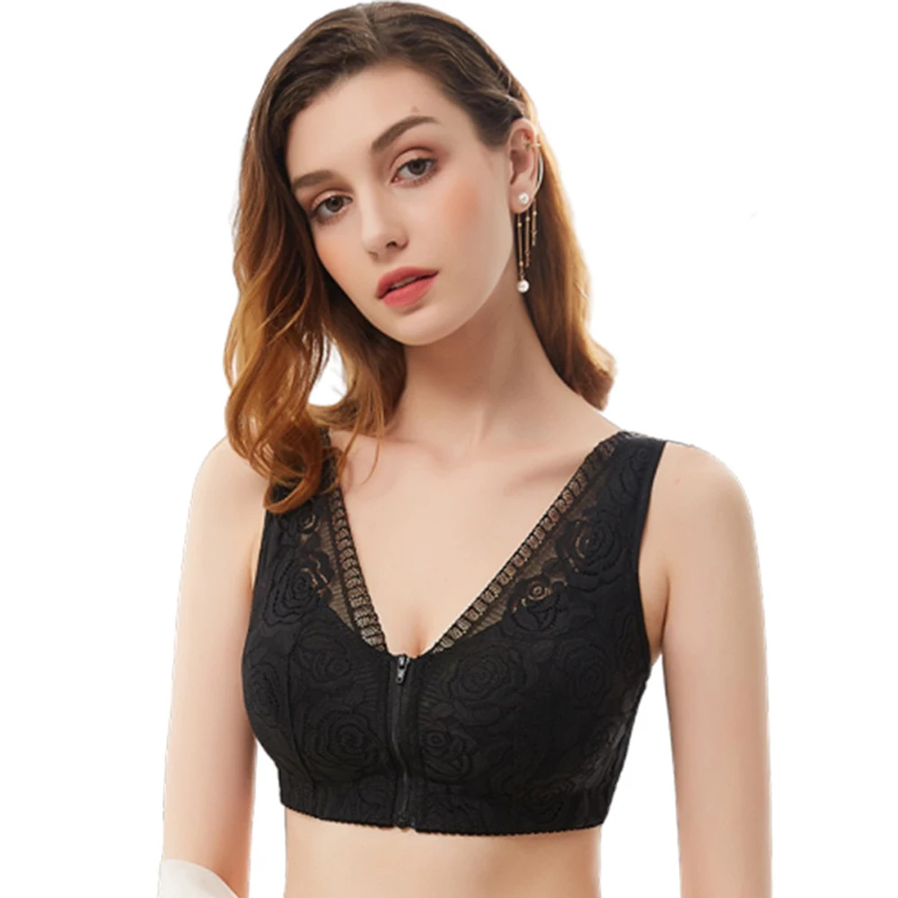 Push Up Bra Women Bralette Big Plus Size Brassiere Seamless Wireless Sexy Lace Gather Breathable Sleep Tops Vest Free Shipping