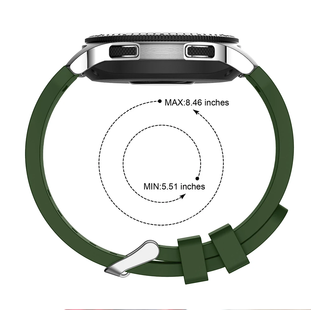 22mm Silicone Strap For Xiaomi Watch Color 2 Sport Band For Xiaomi Watch S3/S2 42mm 46mm/S1 Pro/S1 Active/Watch 2 Pro Correas image 3
