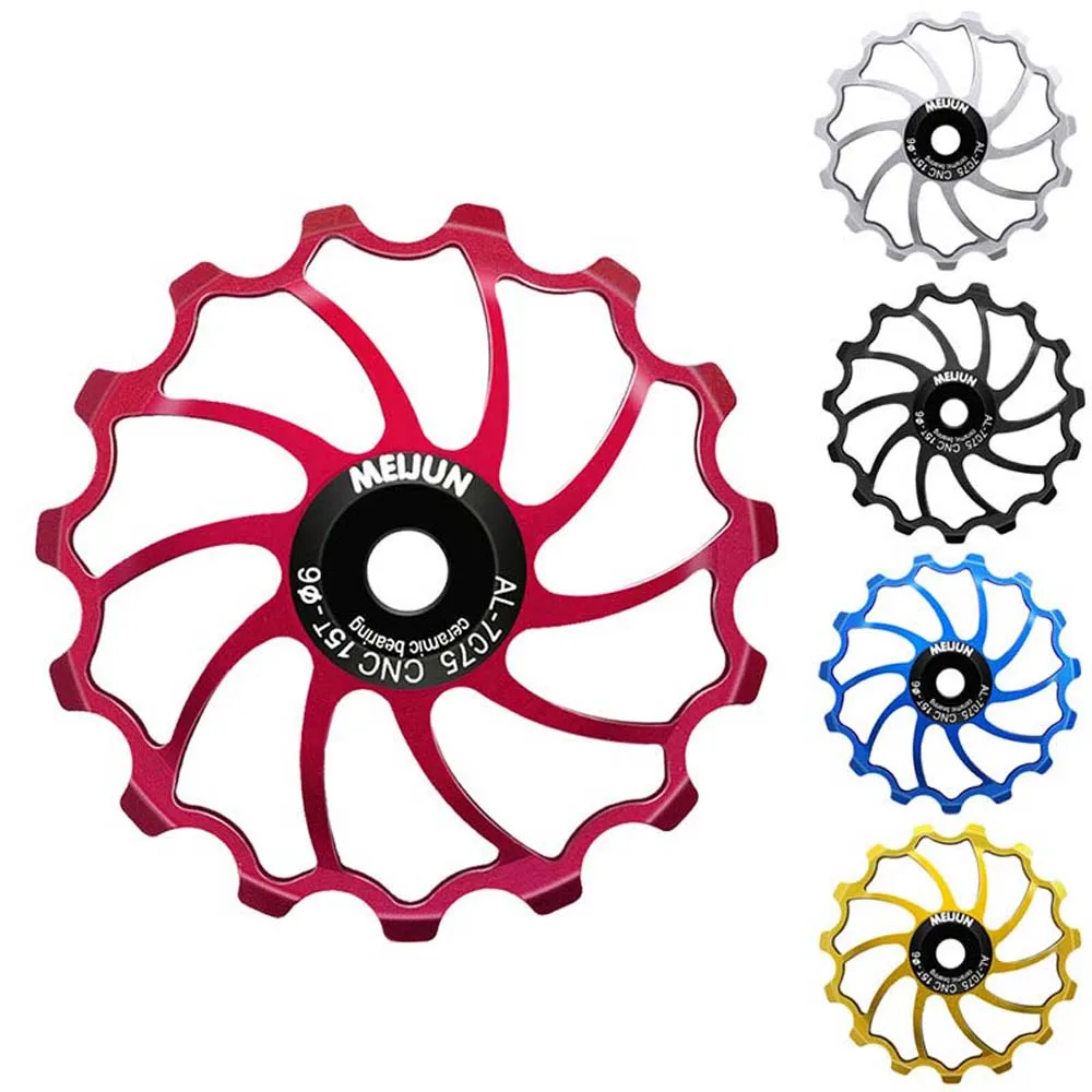 

Mountain Bike Metal 14T 15T 16T Transmission Bicycle Parts Pulley Wheel Guide Roller Rear Derailleur Bearing Guide Wheel