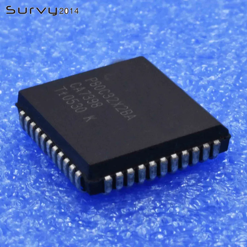 1/5PCS P80C32X2BA C32X2 P80C32X PLCC-44 8-bit microcontroller diy electronics