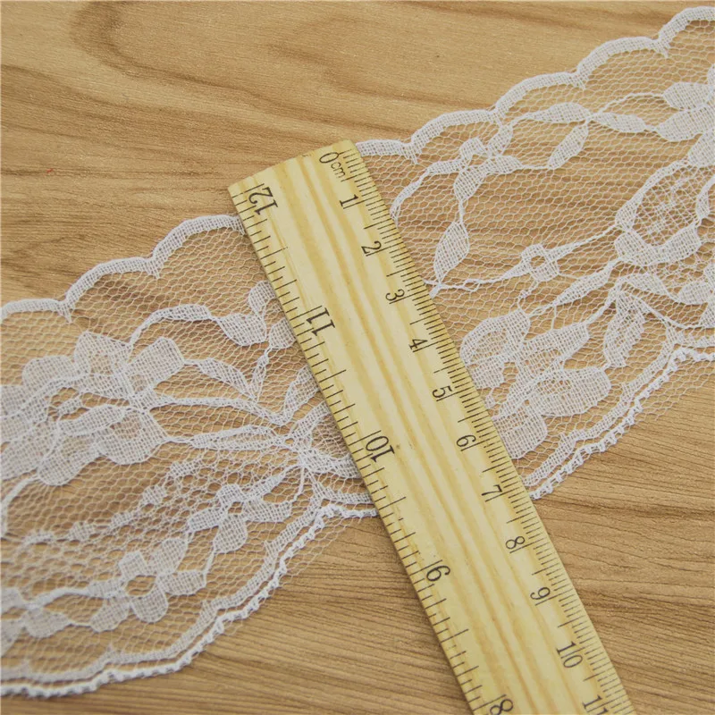 White Lace Fabric 70mm 200Yards for Wedding Sewing Bridal Lace Trim Cami Rendas Appliques Craft Supplies L3013