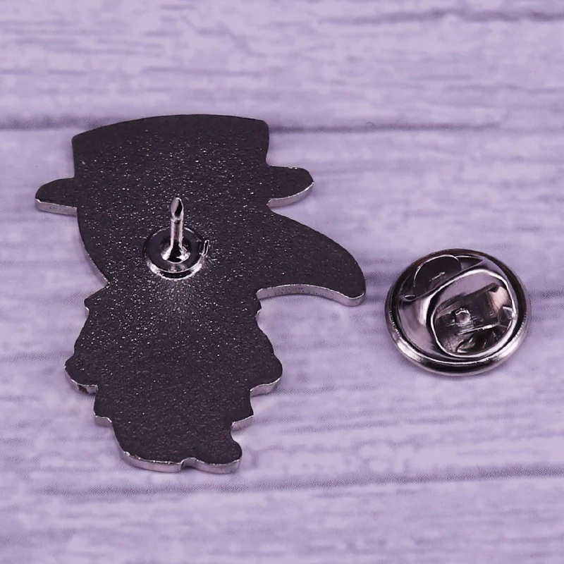 Plague Doctor Soft Enamel Pin Beak-like Mask BroochSpooky Cute Medical Lab Coats Accessory