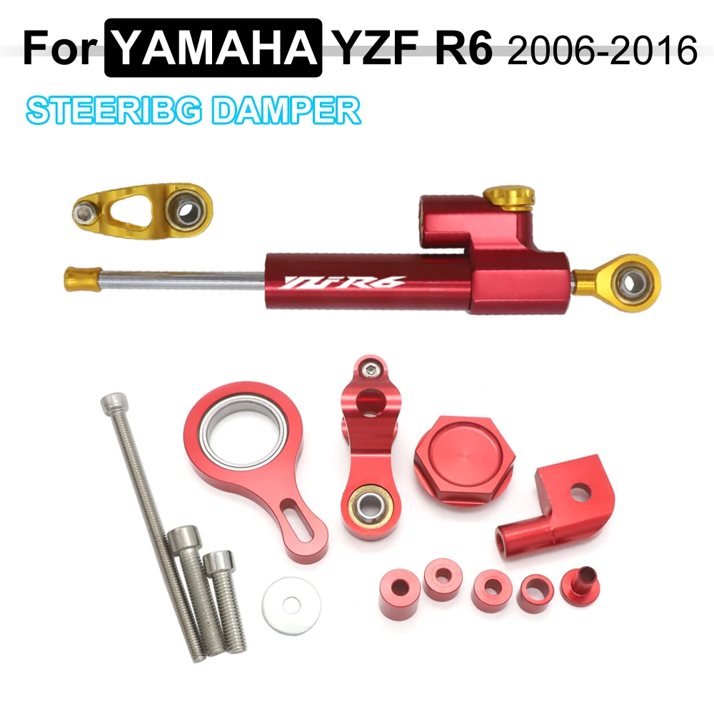 For YAMAHA YZF R1 2002-2017 Motorcycle Steering Stabilizer Damper Mounting Bracket Kit FREE SHIPPING R6 2006-2020 2015 2014 2013