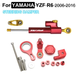 Per YAMAHA YZF R1 2002-2017 Kit staffa di montaggio ammortizzatore stabilizzatore sterzo moto spedizione gratuita R6 2006-2020 2015 2014 2013