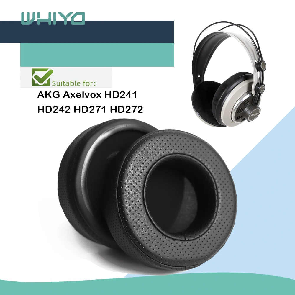 

Whiyo Replacement Ear Pads for AKG Axelvox HD241 HD242 HD271 HD272 Headphones Cushion Sleeve Velvet Earpad Cups Earmuffes Cover