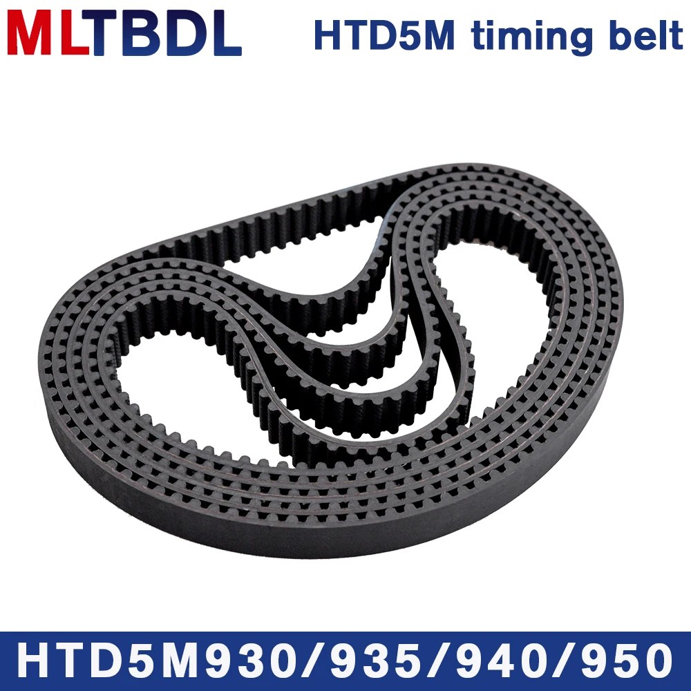 

HTD 5M Timing belt C=930/935/940/950 width 10/15/20/25mm Teeth 186 187 188 190 HTD5M synchronous Belt 930-5M 935-5M 940 950 5M