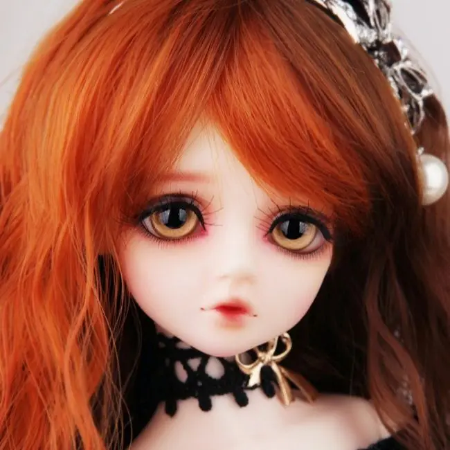 

FREE makeup&eyes! Top Quality 1/4 BJD CHERRY 42cm Doll Orange Hair Ver Manikin Model Best Resin Gift Girl