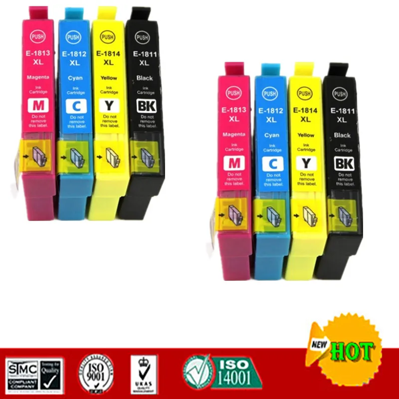 Compatible for T1811 T1811 -T1814 ink cartridge suit for Epson XP-30 XP-102 XP-202 XP-205 XP-302 XP-305 XP-402 XP-405 etc.