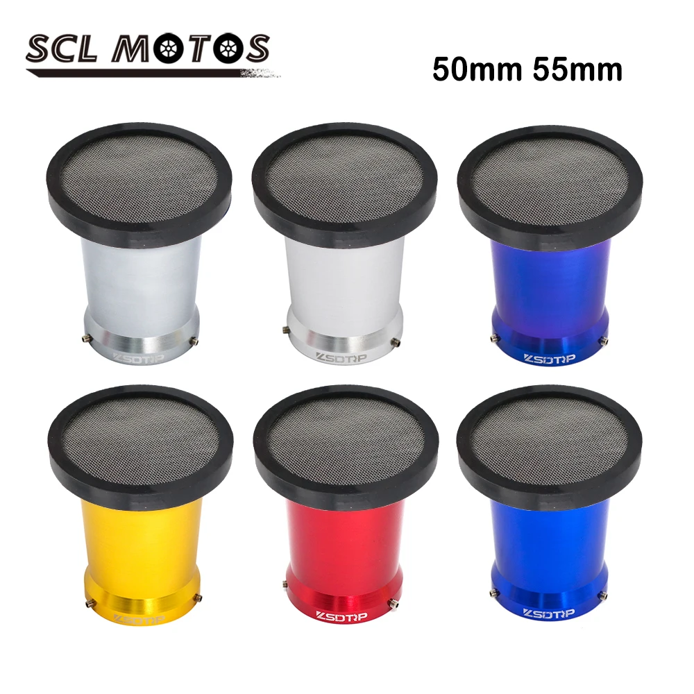 SCL Racing 50mm 55mm Moto Carburatore Filtro Aria Tazza Vento Corno Tazza Maglia Per Keihin PWK 21 24 26 28 30 32 34mm PE28 PE30