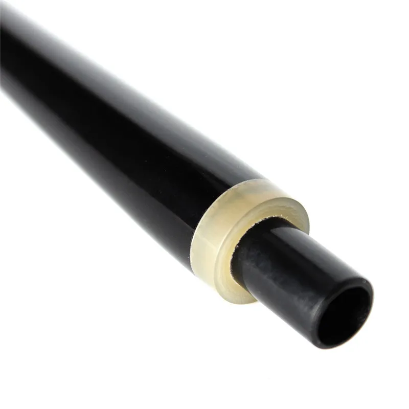 MUXIANG-Black Acrylic Mouthpiece, Tobacco Pipe Stem Replacement, Taper Shape, Long Straight, Fits 9mm Filters, Be0124