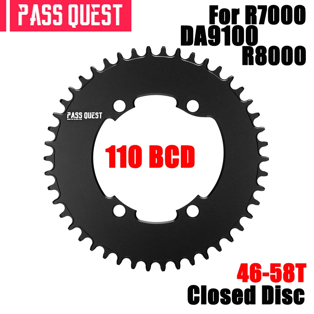 Colsed Dics Chainring 110mm BCD for Shimano 105 R7000 R8000 ULTEGRA CRANK  R9100 46T 48T 50T 52T 54 56 58T Bike Chain 110bcd