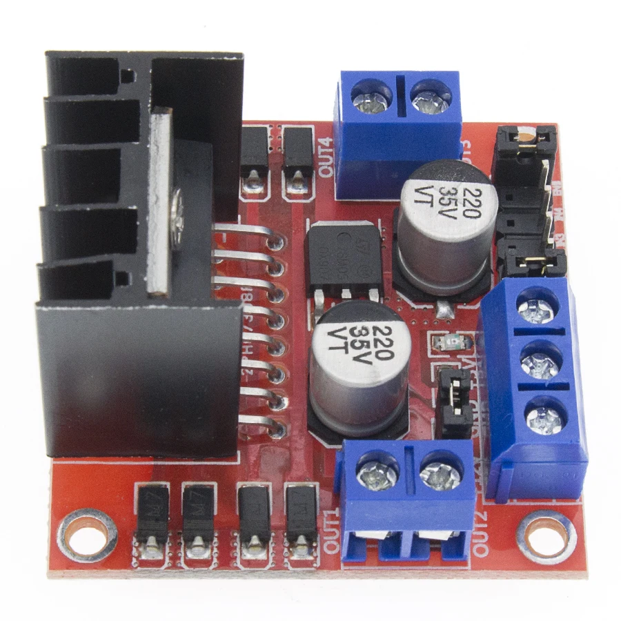 L298 New Dual H Bridge DC Stepper Motor Drive Controller Board Module L298N for Arduino stepper motor smart car robot