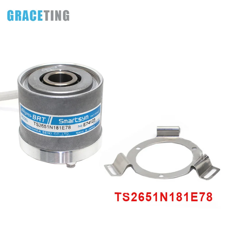 Imagem -04 - Tamagawa Rotativo Transformador Smartsyn Resolver Novo Codificador Ts2651n141e78 Ts2651n181e78 Servo Motor Máquina de Moldagem por Injeção