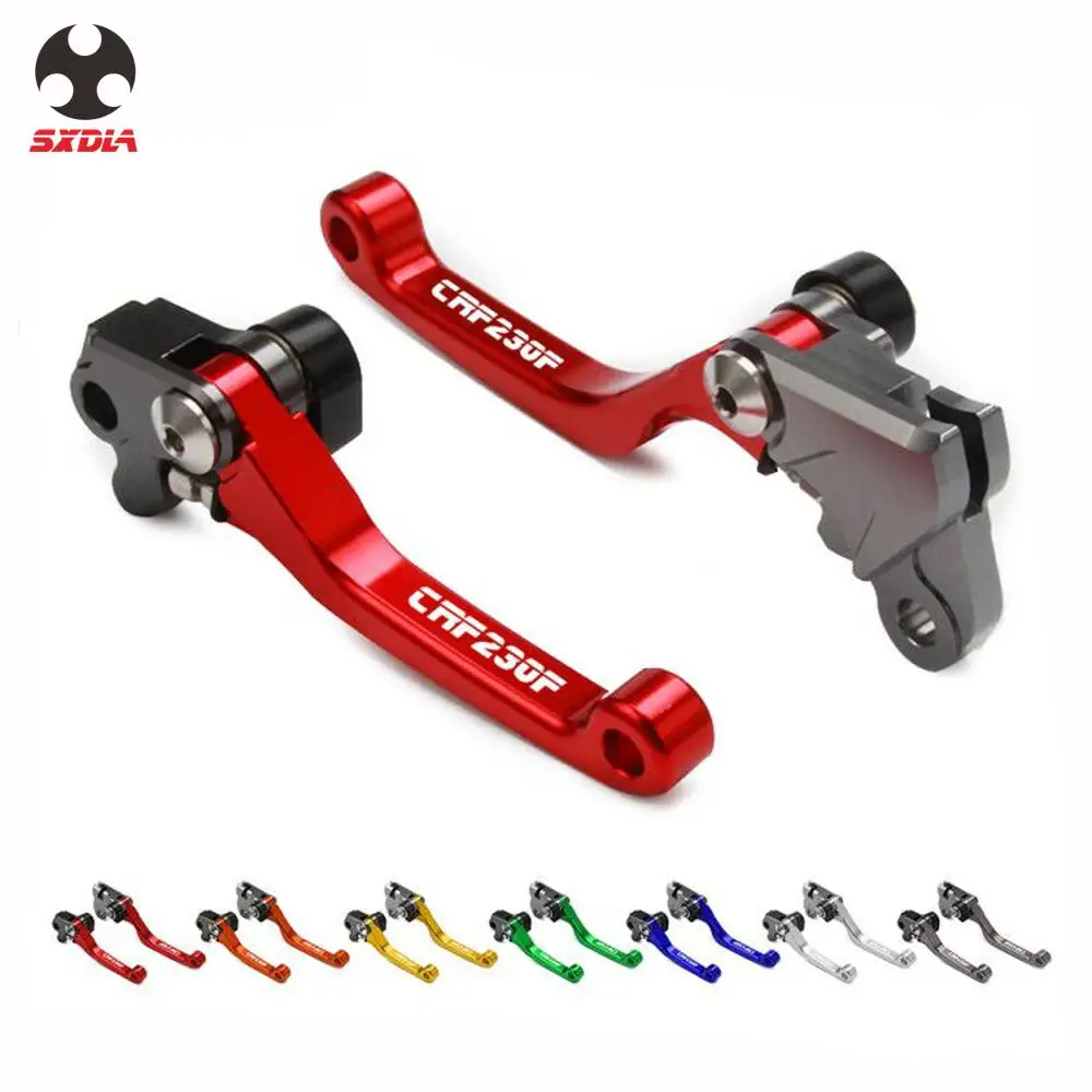 Motorcycle CNC Billet Foldable Pivot Clutch Brake Lever Handle For HONDA CRF150F CRF230F 03-17 CRF250F 19-20 CRF 150F 230F 250F