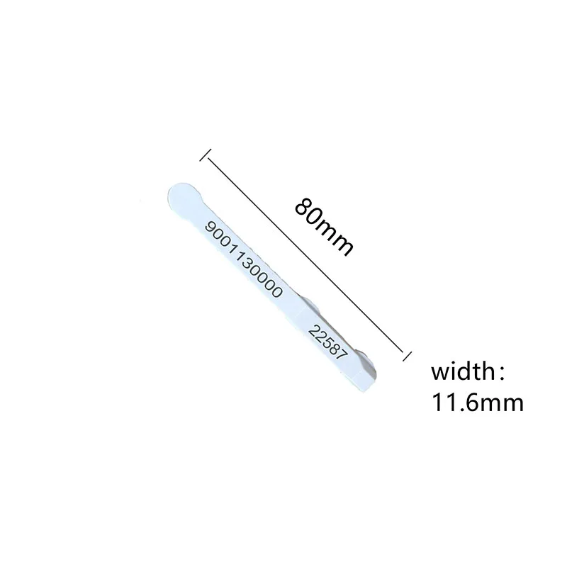 Étiquette d'oreille d'animal RFID, puce FDX-B pour identification de mouton de chèvre avec la meilleure qualité, x10 pièces, nouvel arrivage