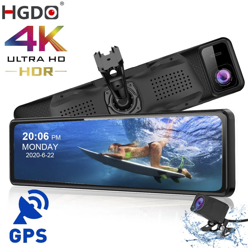 HGDO D400 4K Car DVR 12 \