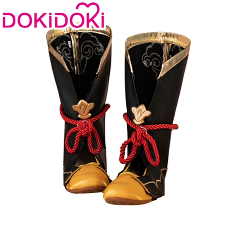 IN STOCK Xiangling Cosplay Shoes Game Genshin Impact Cosplay DokiDoki Xiang Ling Cosplay Women Shoes