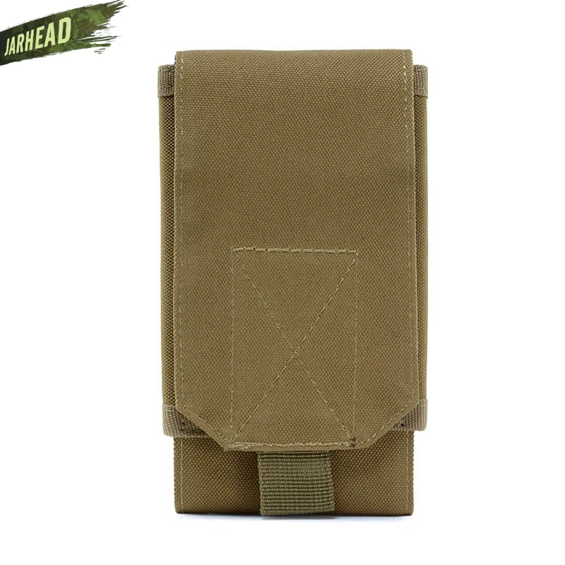 Outdoor Camouflage Phone Bag Tactical Army Phone Holder Sport Waist Belt Pouch Waterproof Nylon EDC Sport Hunting Camo Bags