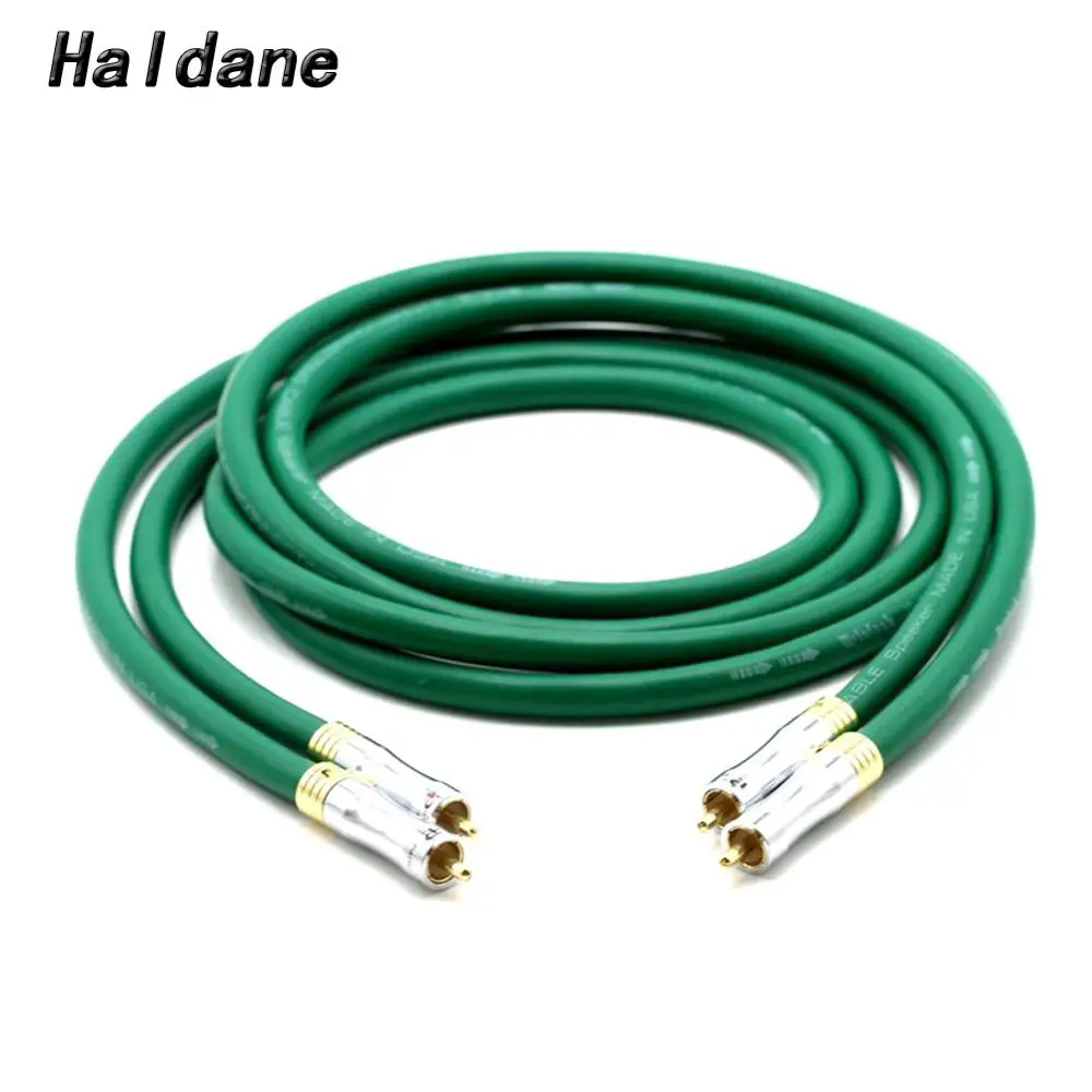 

Haldane HIFI MCINTOSH 2328 Audio Cable 5N Copper Mcintosh RCA Interconnect Audio Cable with Pailicce gold plated RCA Plugs