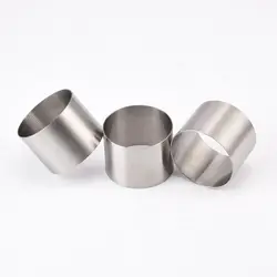 Kitchen Accessories 5/6/8/10CM Cake Ring Mold Round Shape Stainless Steel DIY Baking Tool Reusable Mousse Circle Pastry Gadget