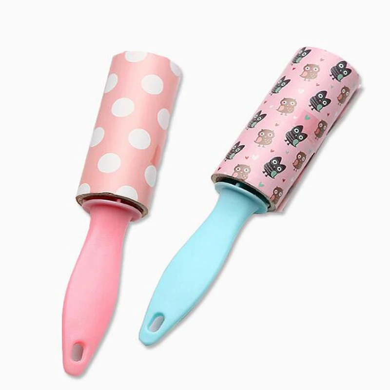 3pcs/Lot Lint 30 Sheets Sticky Dust Wiper Remover Cat Dog Clothes Tousle Remover Reusable Lint Roller Bed Hair Cleaning Brush