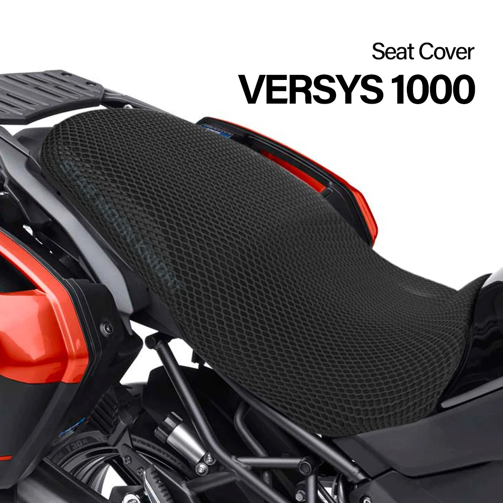 

Motorcycle Anti-Slip 3D Mesh Fabric Seat Cover Breathable Waterproof Cushion Fit For Kawasaki VERSYS 1000 VERSYS1000 ABS