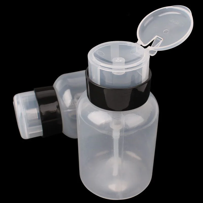 150/200ml Push Down Empty Pump Dispenser Clear Bottle Makeup Container Press The Bottle High Quality New Arrival Travel Bottles