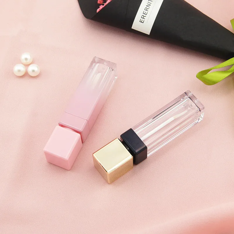 

10/30/50pcs Lip Gloss Bottle Lip Glaze Tube Empty Pink Ice Cream Lipgloss Tube Packaging Material Makeup DIY Lip Glaze