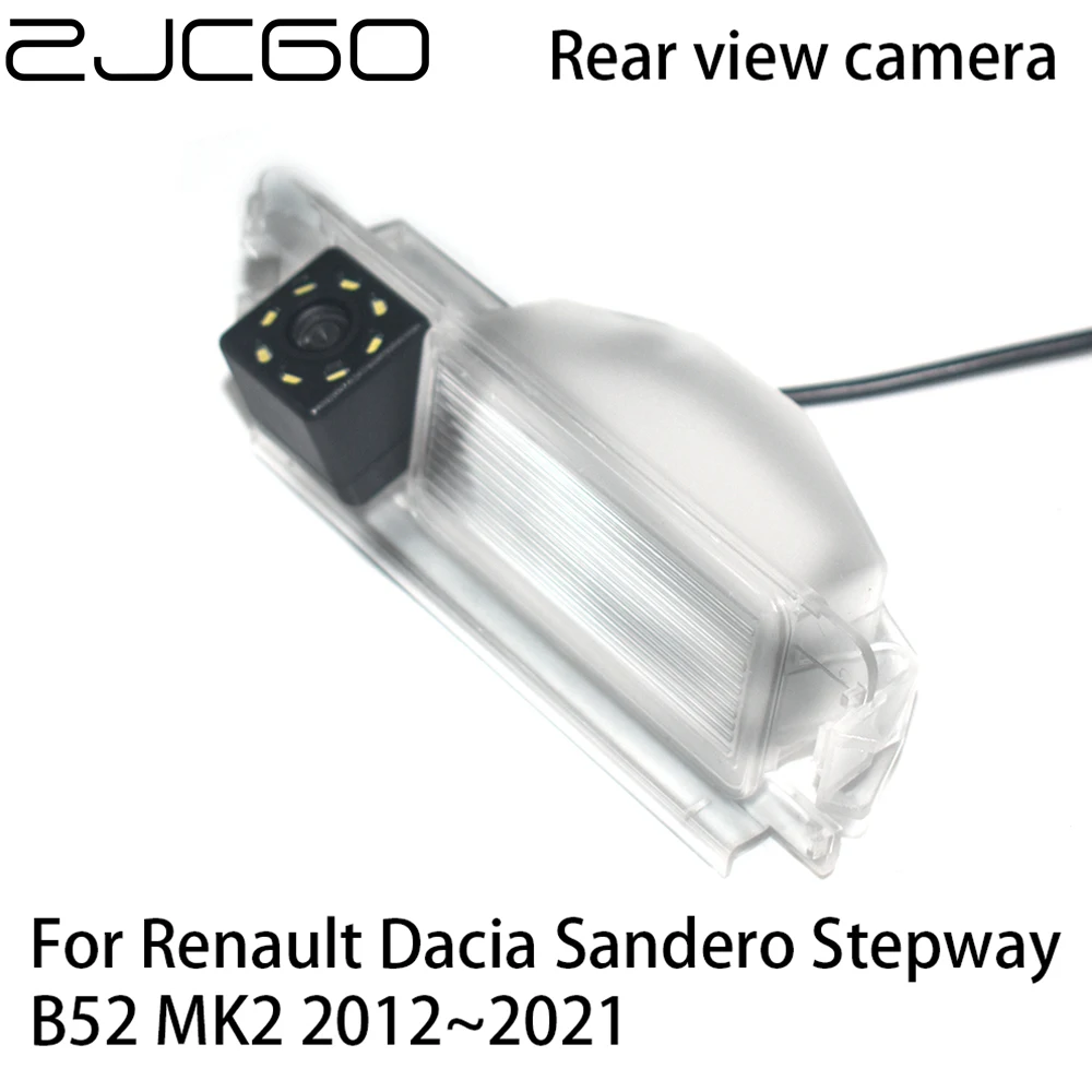 

ZJCGO Car Rear View Reverse Backup Parking Reversing Camera for Renault Dacia Sandero Stepway B52 MK2 2012~2021