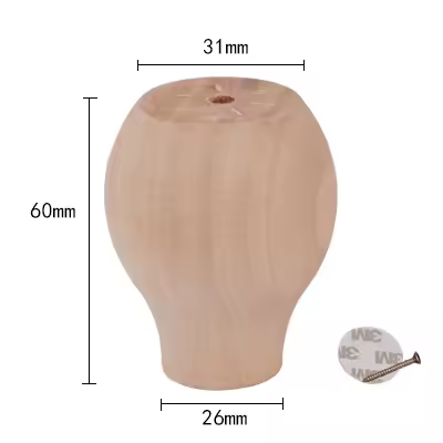 Solid Wood Furniture Heighten Legs Sofa Stool Increased Pad Bed TV Cabinet Coffee Table Round Heighten Feet Furniture Parts - Image 10