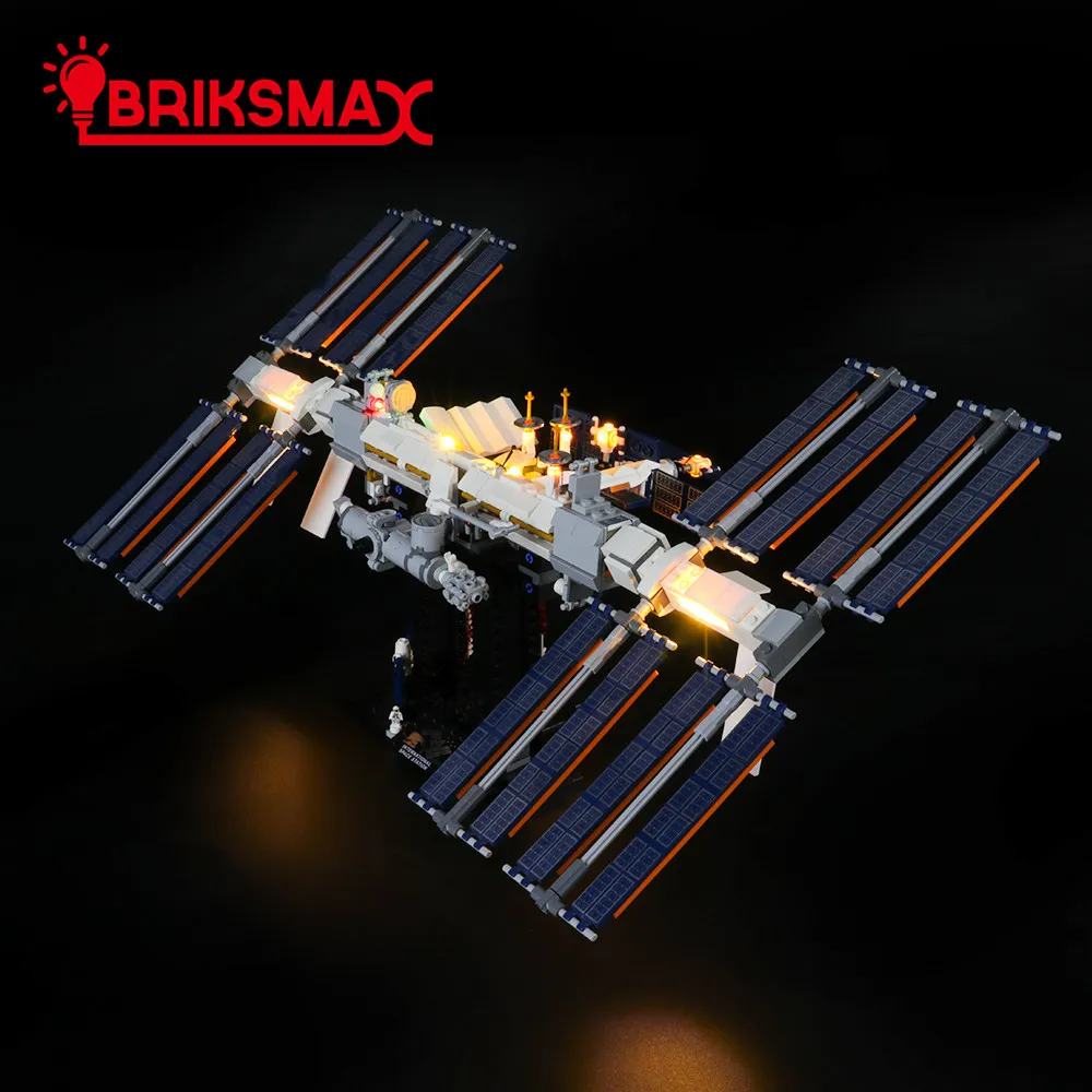 BriksMax Led Light Kit for 21321 International Space Station Building Blocks Set (NOT Include the Model) Toys for Children