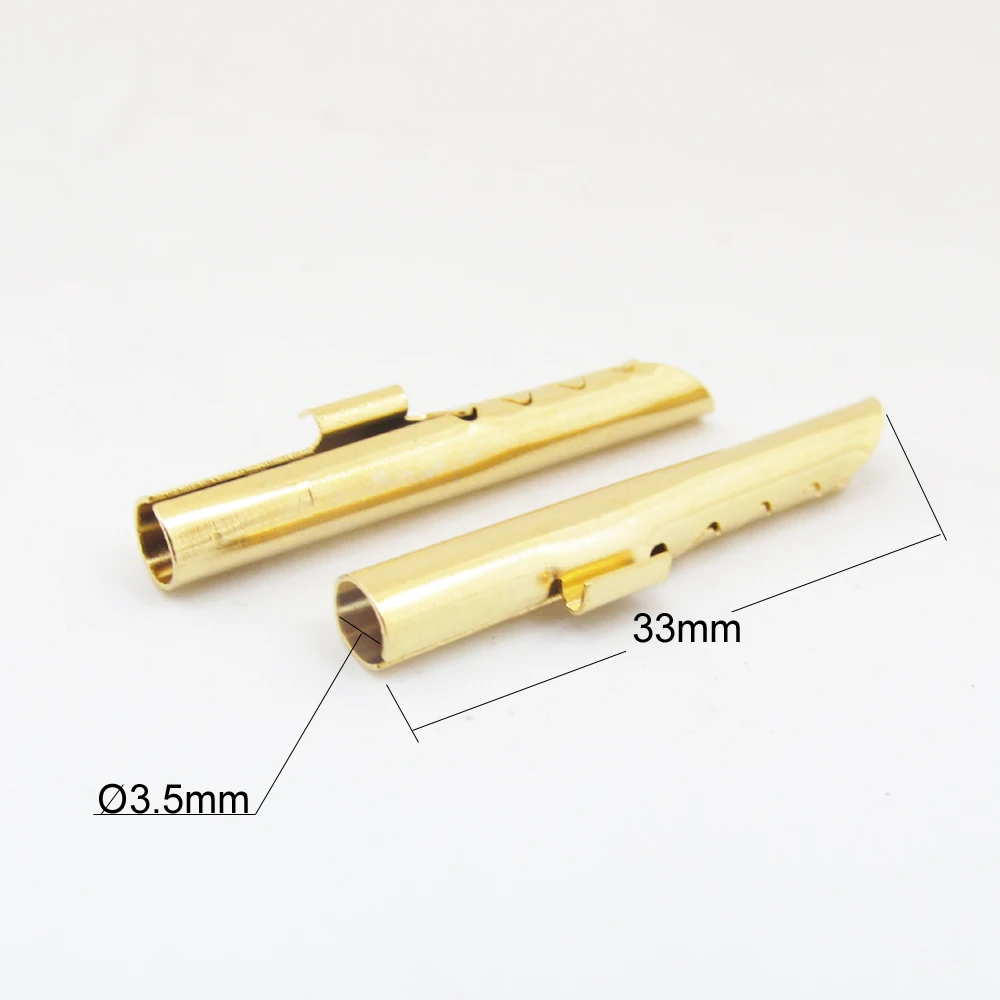 10pcs Gold Plated Brass Audio BFA Z-Type 4mm Banana Plug Speaker Cable Connectors