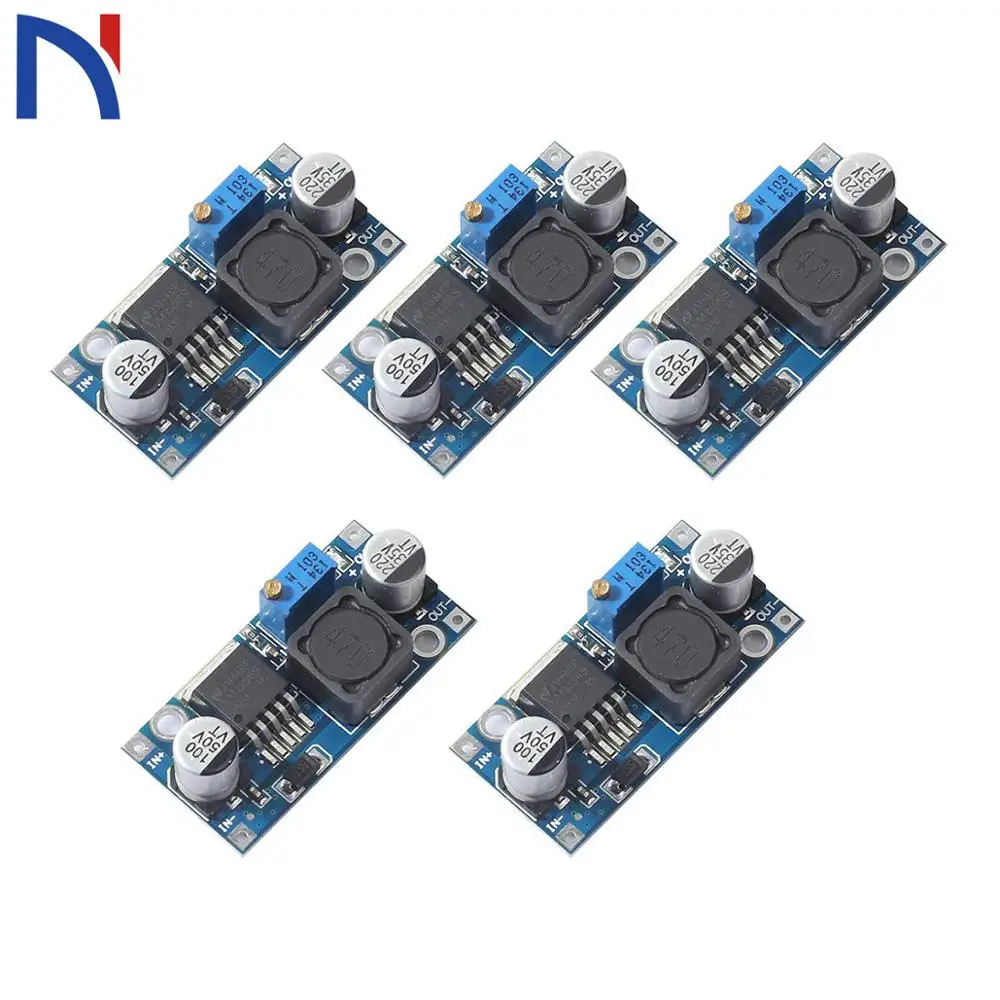 5 Pcs DC-DC LM2596 LM2596S 4-35V Verstelbare Step-Down Power Dc Naar Dc 3A Max Uitgang 1.23V-30V Verstelbare Supply Module
