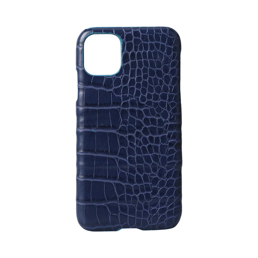 Andmade-leather case for iPhone 7, 8 Plus, XS, 11, 12 mini, 13 Pro Max, XR, se 2020, classic crocodile pattern