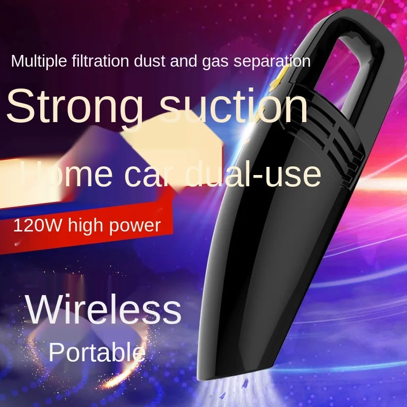 10000pa Car Wireless Car Home Hand-held Ultraviolet Rays Small Car Strong High Power Suction Vacuum Cleaner