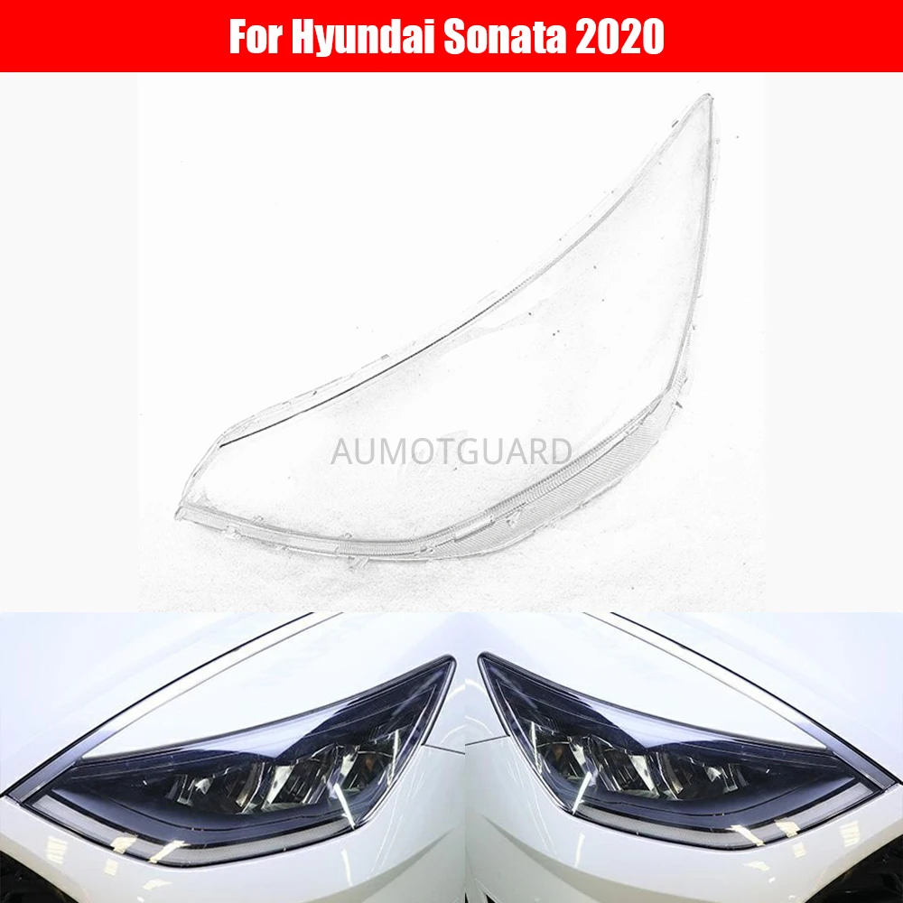 

Car Headlight Cover For Hyundai Sonata 2020 Headlamp Lens Replacement Auto Shell