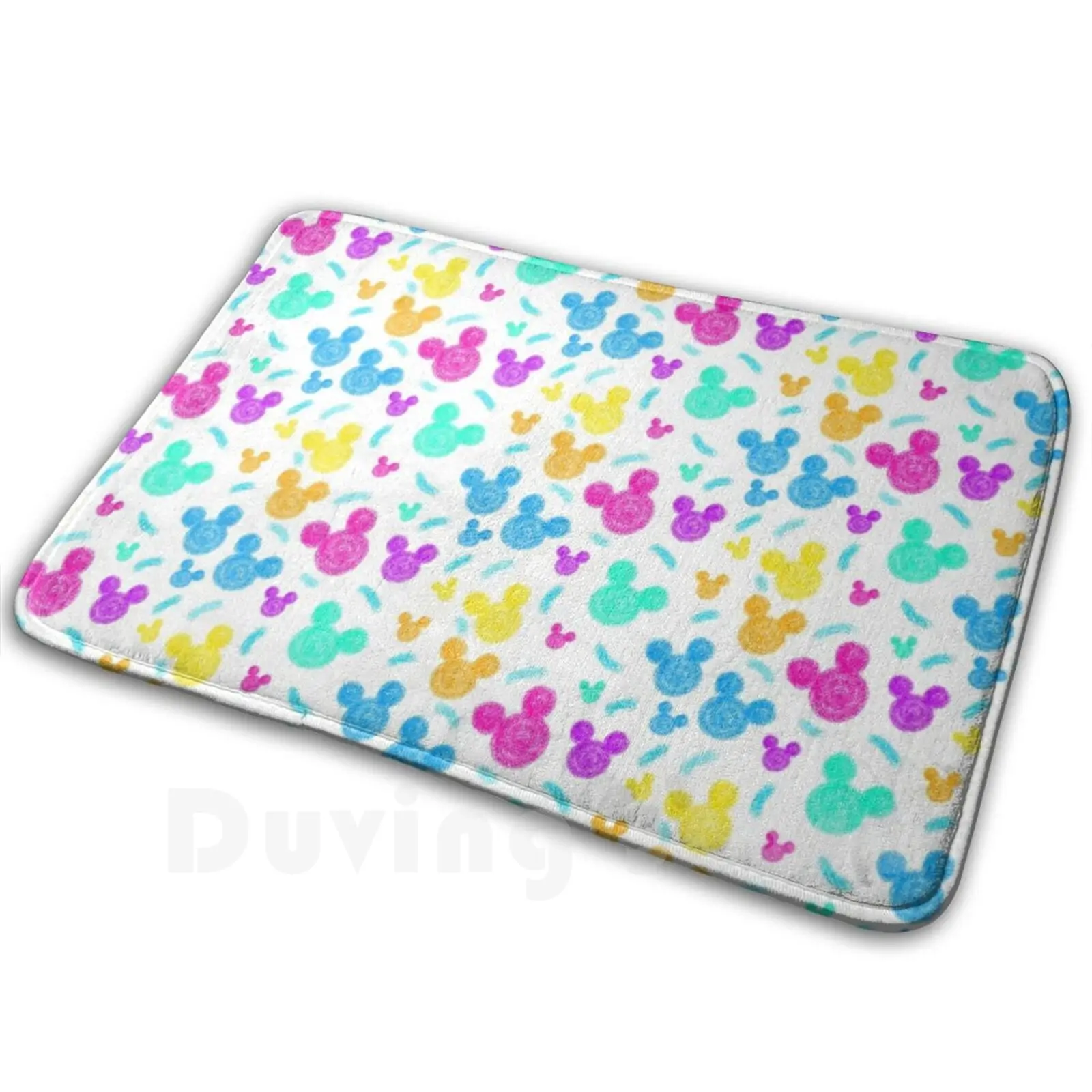 

Colorful Confetti Dots Soft Non-Slip Mat Rug 881 Carpet Cushion Spring Flowers Kingdom Whimsical Fun Circles Fairytale
