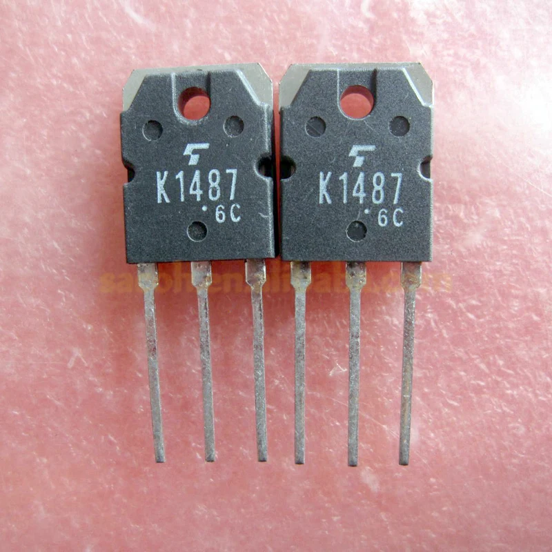 10Pcs 2SK1487 K1487 or 2SK1488 K1488 TO-3P 10A 450V N Channel MOSFET